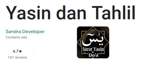 Aplikasi Yasin dan Tahlil